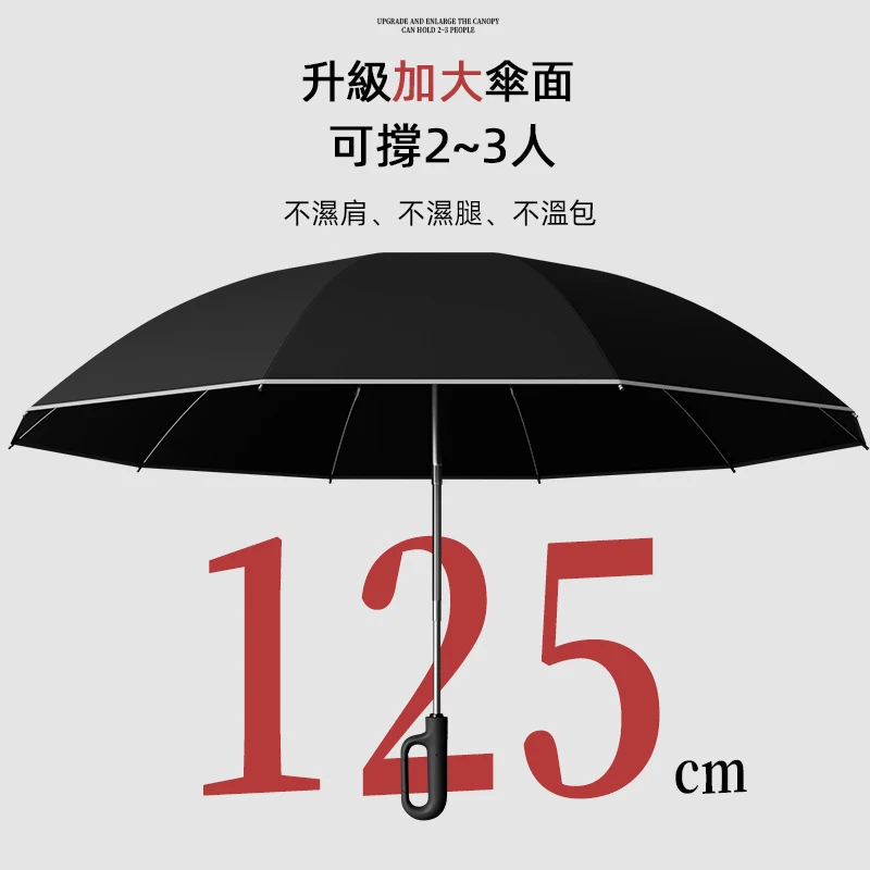 【日本匠心 十年不壞】日本全自動環扣傘，5色可選 晴雨兩用遮陽傘防曬傘，進口塗層，不沾水一秒乾！一鍵秒開合，超大傘面抗風暴，反向收傘不濕身！